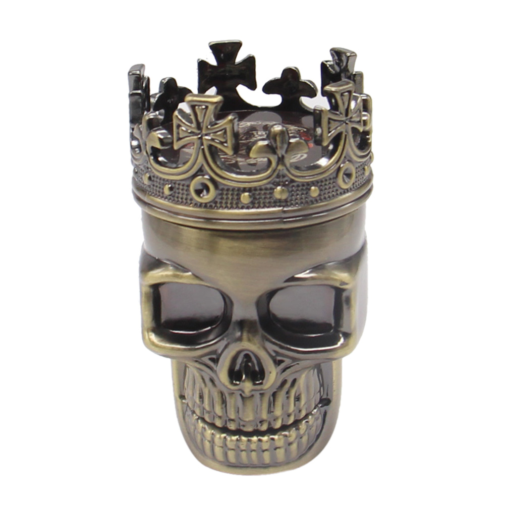 

3 Layers Skull Metal Herb Tobacco Spice Smoking Grinder Crusher, 古铜, 501 Original