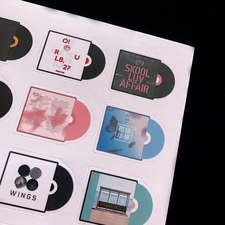 BTS Album Stickers