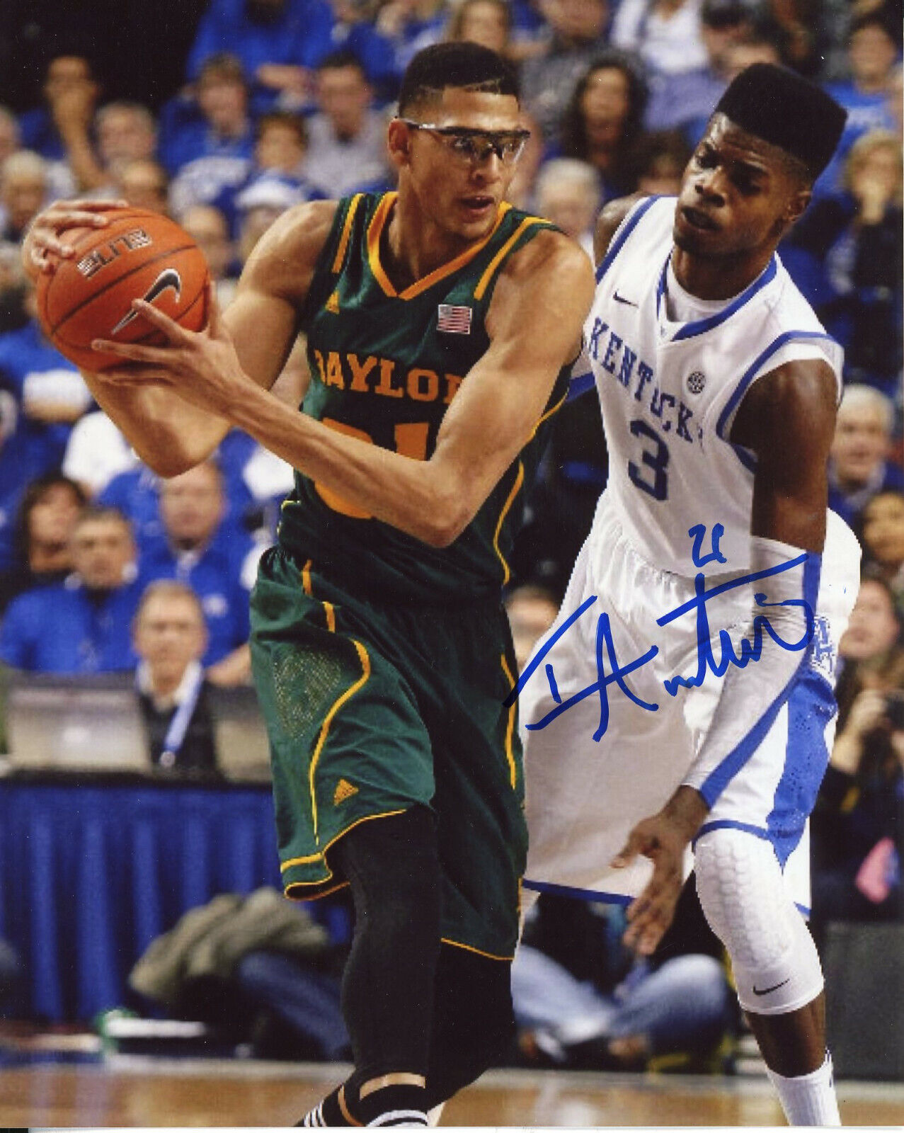 Isaiah Austin Autographed 8x10 Baylor Bears#S1265