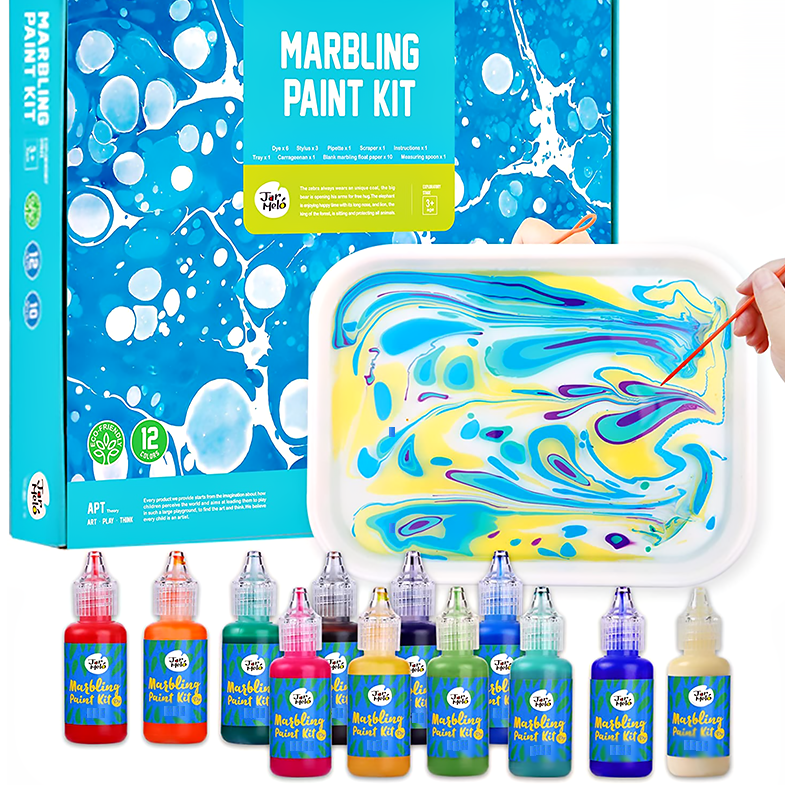 Water Marbling Paint Art Kit (Perfect Gifts For Autistic Children)