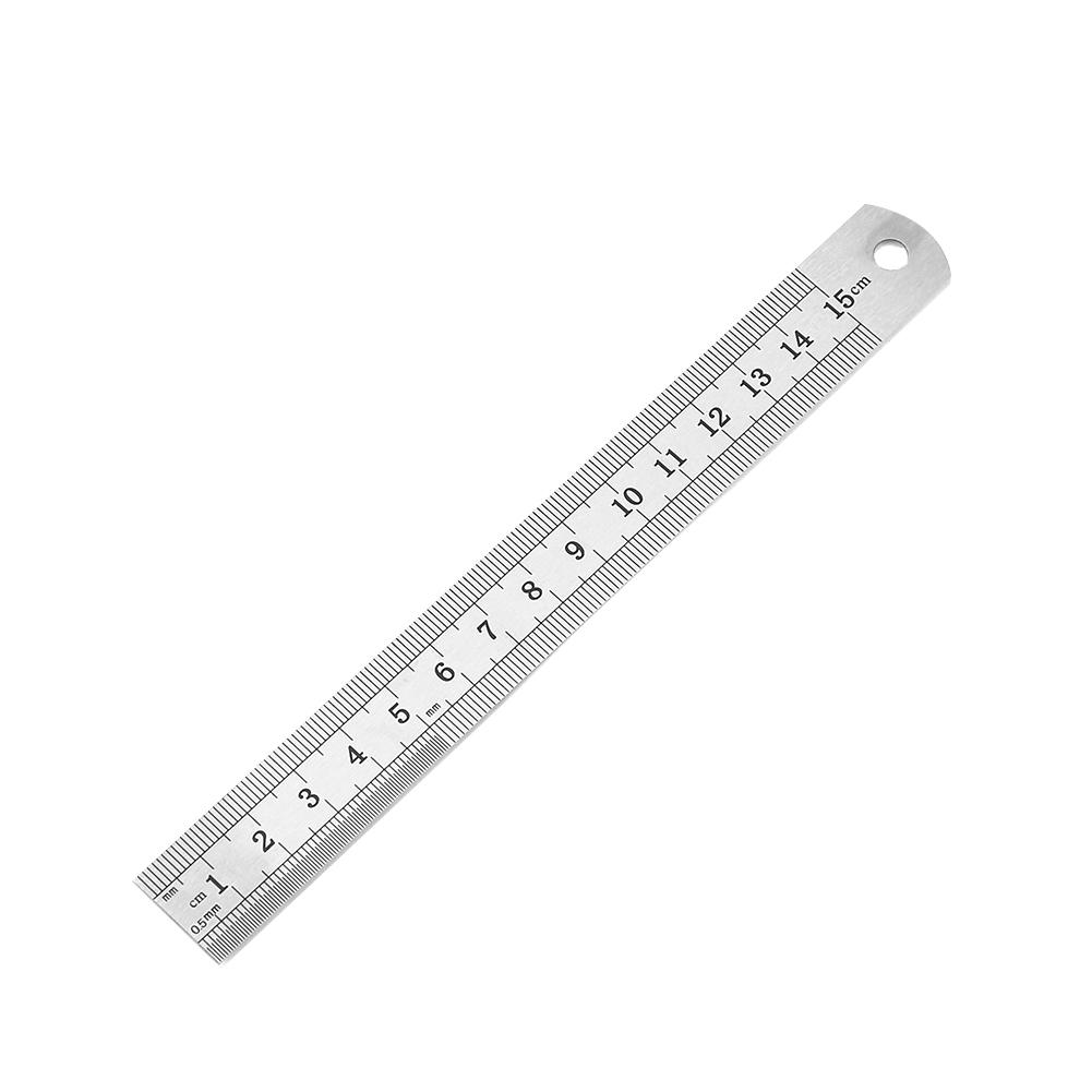 

Stainless Steel Metal Straight Ruler Precision Double Sided Measuring Tool, 150mm, 501 Original