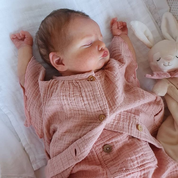 Reborns Rosalie 20" Sleeping Leonor Lifelike Reborn Baby Dolls with "Heartbeat" and Sound Rebornartdoll® Rebornartdoll®