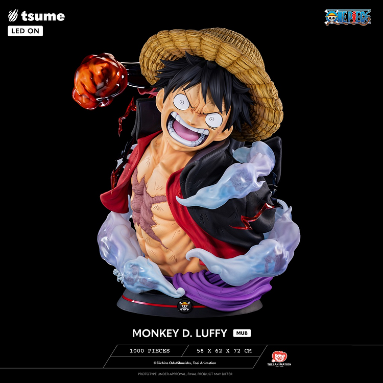 PRE-ORDER Tsume Studio - One Piece Monkey D. Luffy 1/1 Bust (Licensed) Statue(GK)-