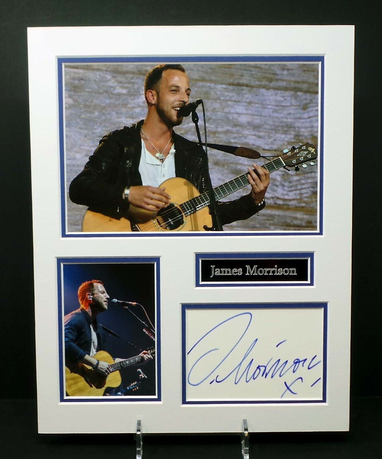 James MORRISON Signed Mounted 14x11 Photo Poster painting Display 2 AFTAL RD COA Singer Musician