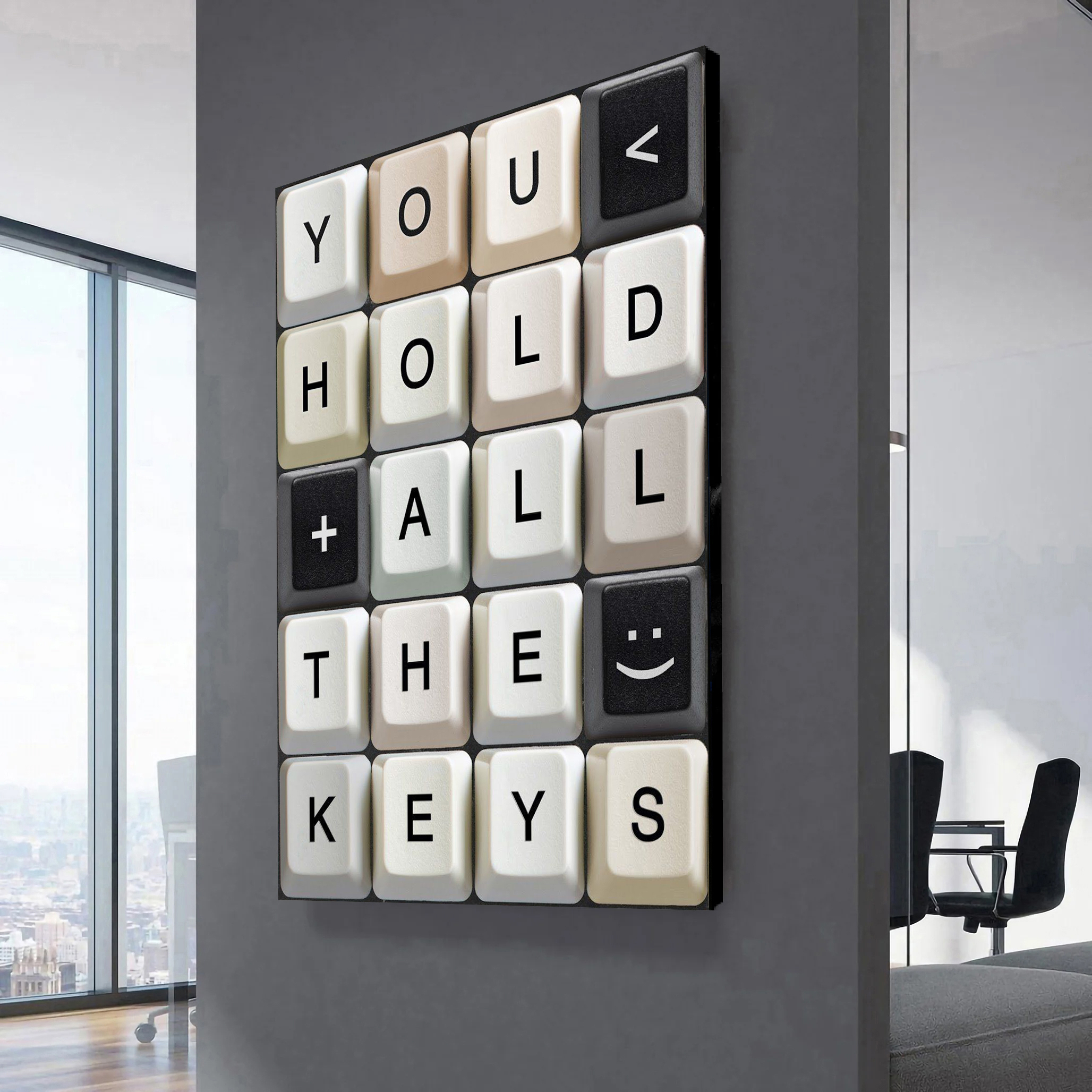 You Hold All The Keys Canvas Wall Art 