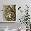 Diamond Painting-DIY Full Round Drill Owl