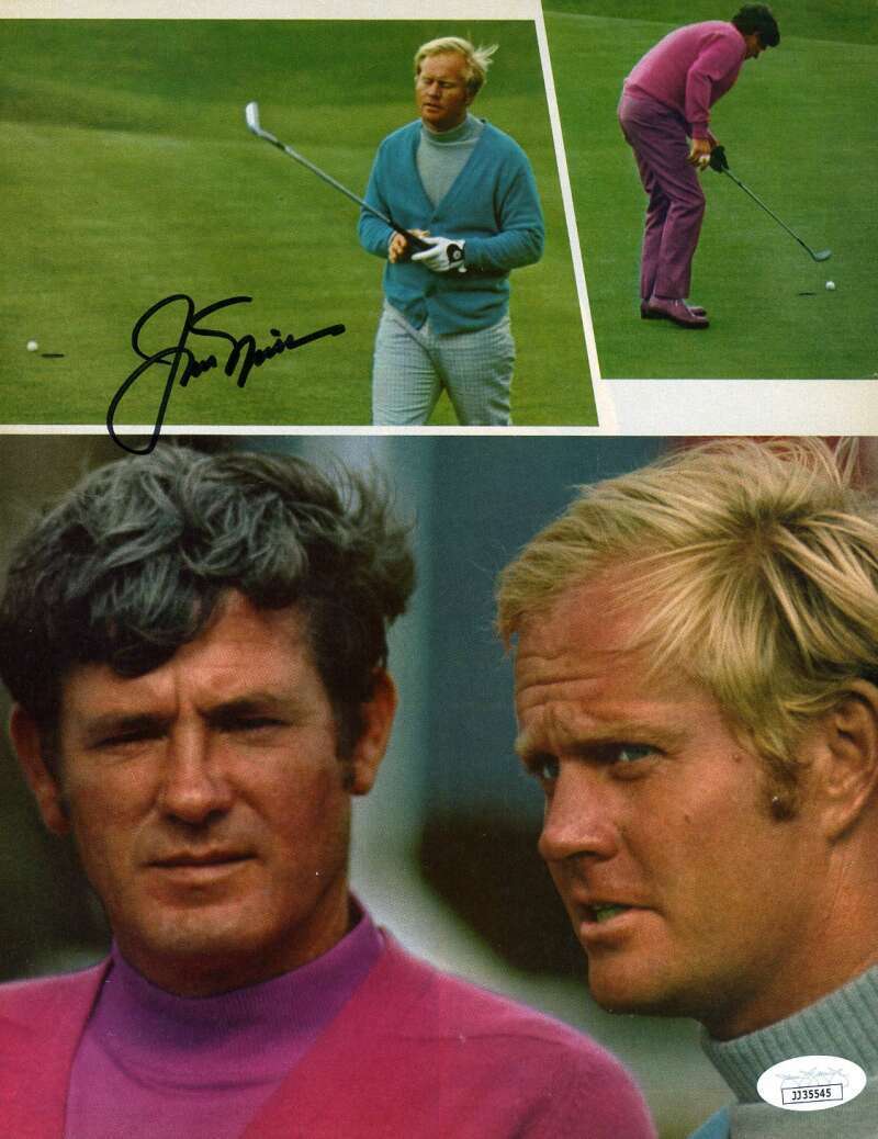 Jack Nicklaus JSA Cert Autograph 8x10 Photo Poster painting Hand Signed