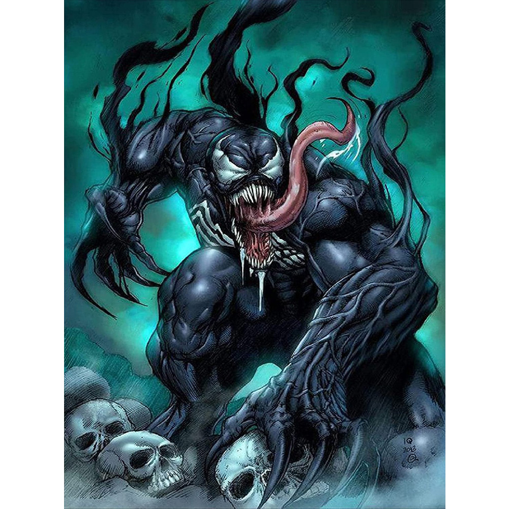 Venom Monster 30*40cm(canvas) Full Round Drill Diamond Painting gbfke