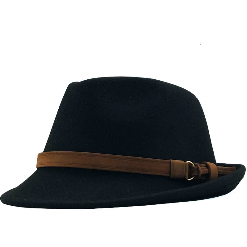  (🎁Christmas's Gift Day Gift-40% OFF)  Gentleman Leather Buckle Hat