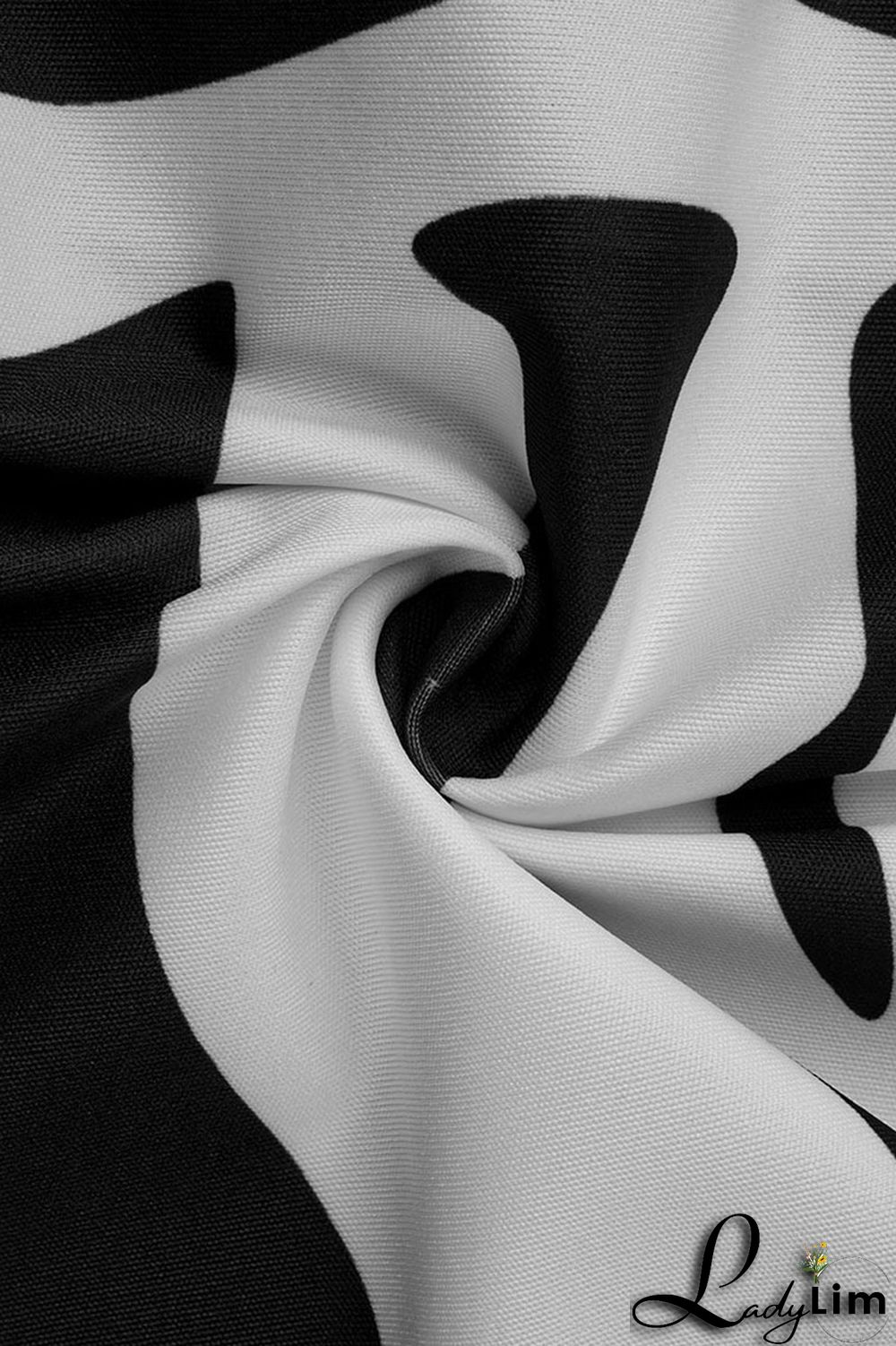 Black Sexy Print Split Joint Buckle Turndown Collar One Step Skirt Dresses