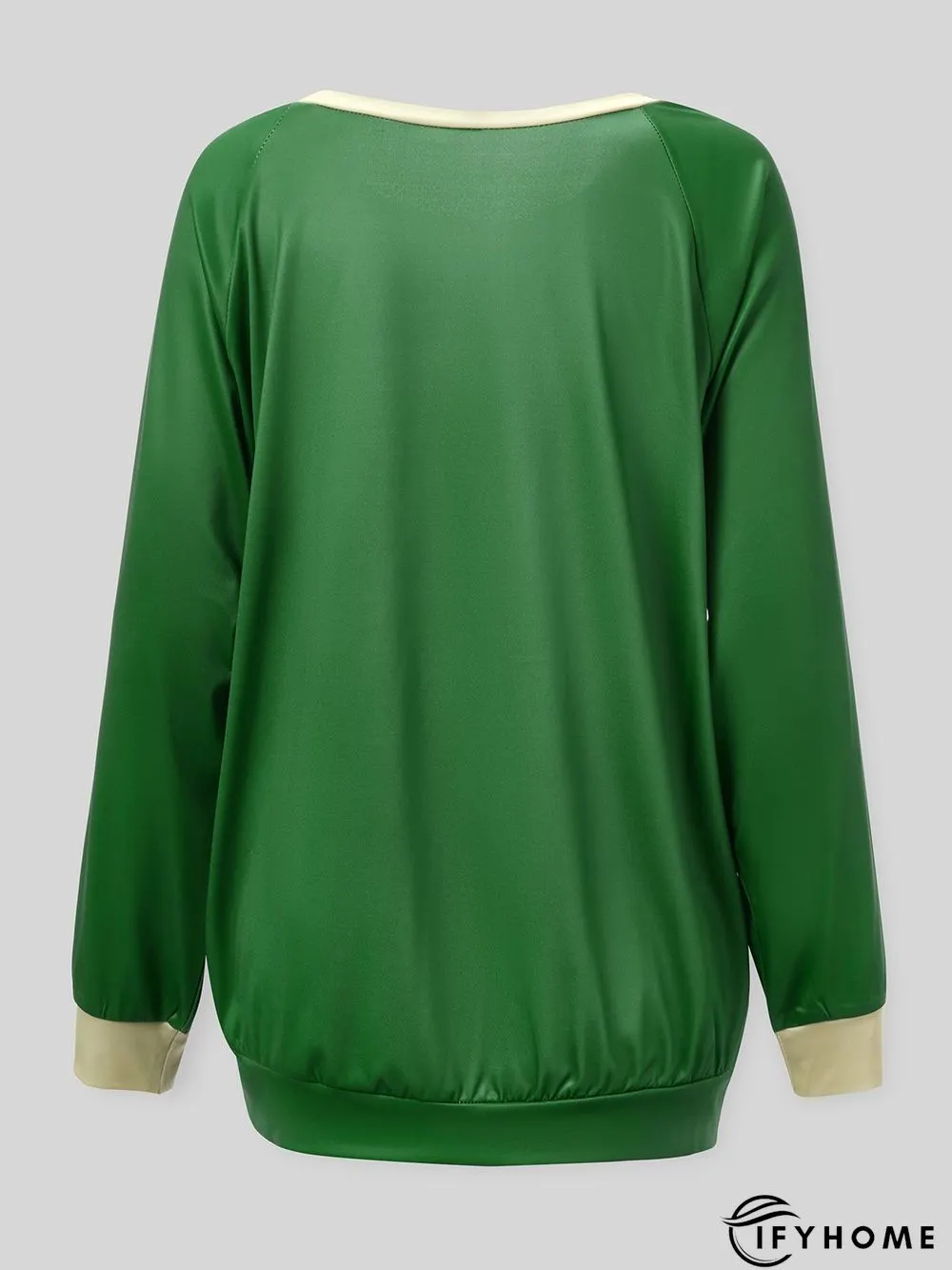 Long Sleeve Printed Casual T-shirt | IFYHOME