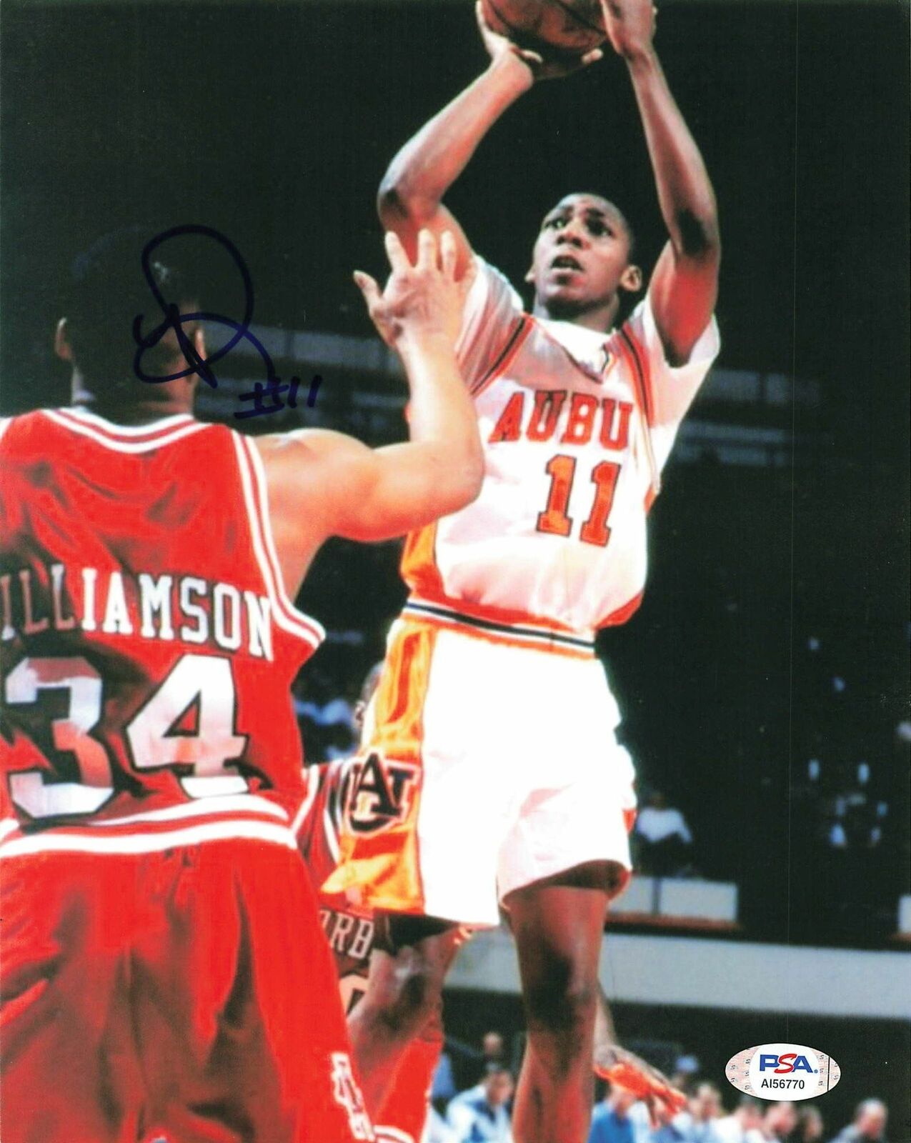 Wesley Person signed 8x10 Photo Poster painting PSA/DNA Auburn Tigers Autographed