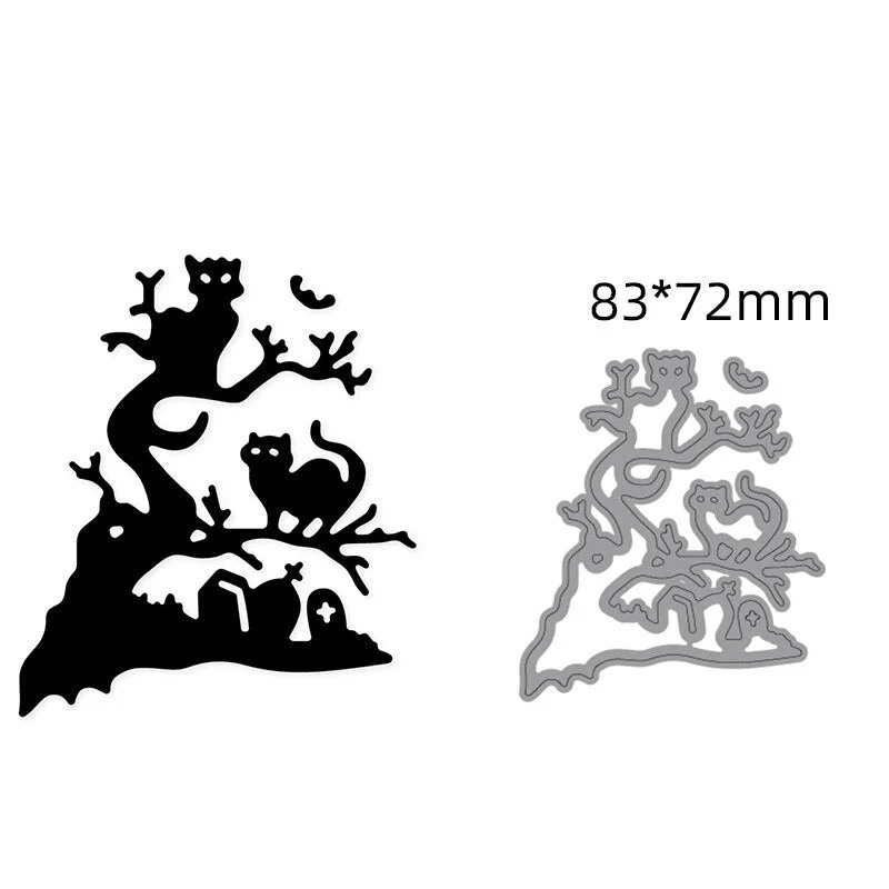Metal Cutting Dies Halloween Magic Witch 2021 New Craft Dies Stencils Dies For DIY Scrapbooking Paper photo Cards Embossing Dies