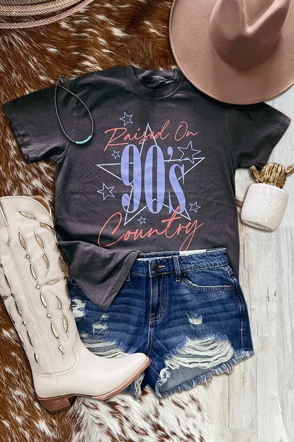 Retro Raised On 90's Country T-shirt