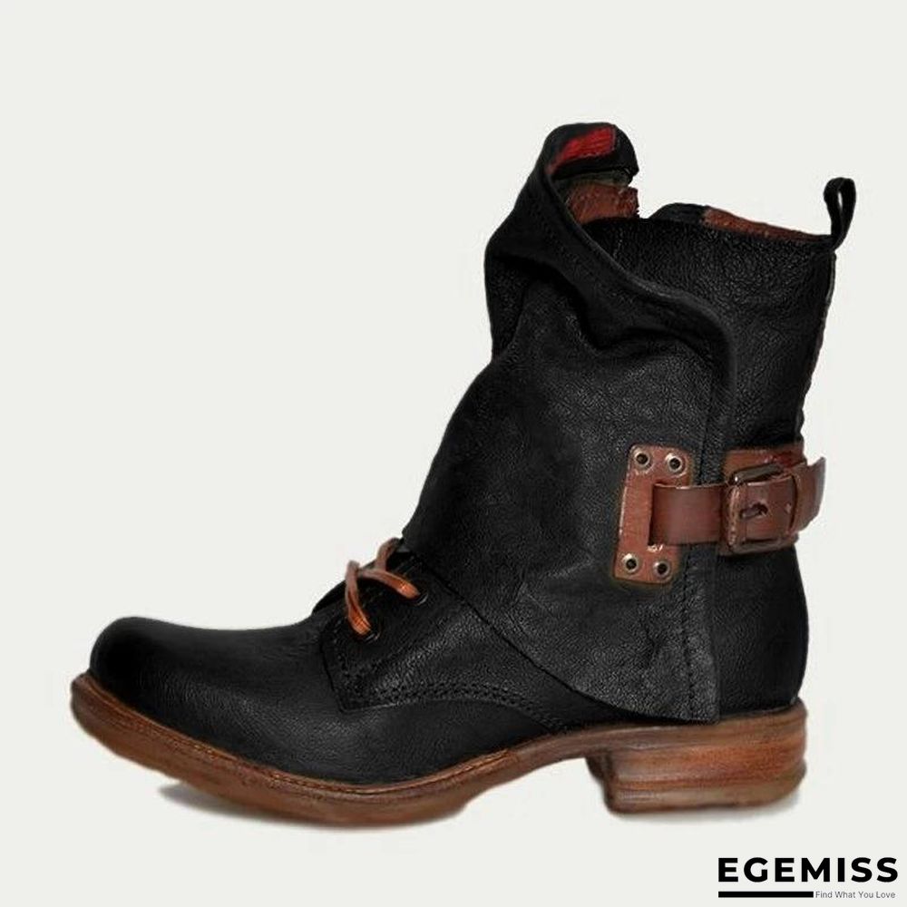 Casual Flat Heel Outdoor Boots | EGEMISS