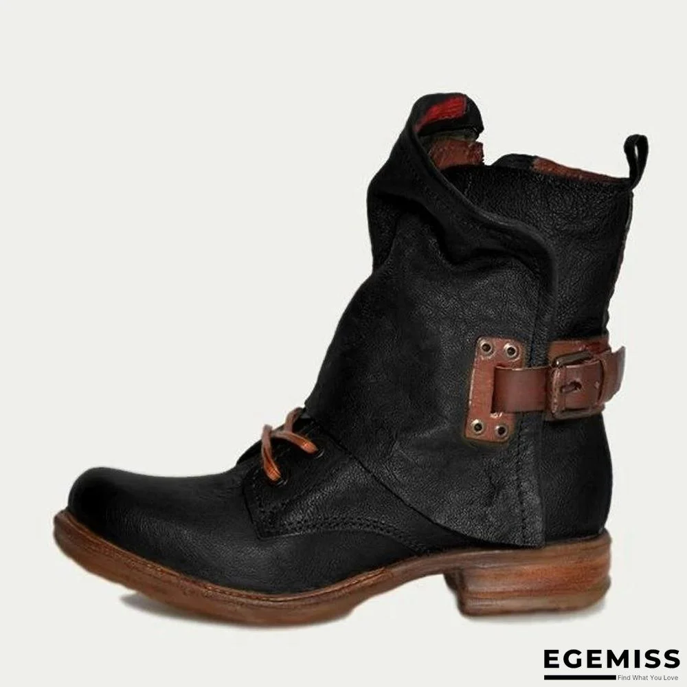 Casual Flat Heel Outdoor Boots | EGEMISS