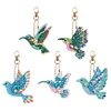 DIY Diamond Painting Keychain-5pcs/Set Bird Bag Keychain Jewelry Gift