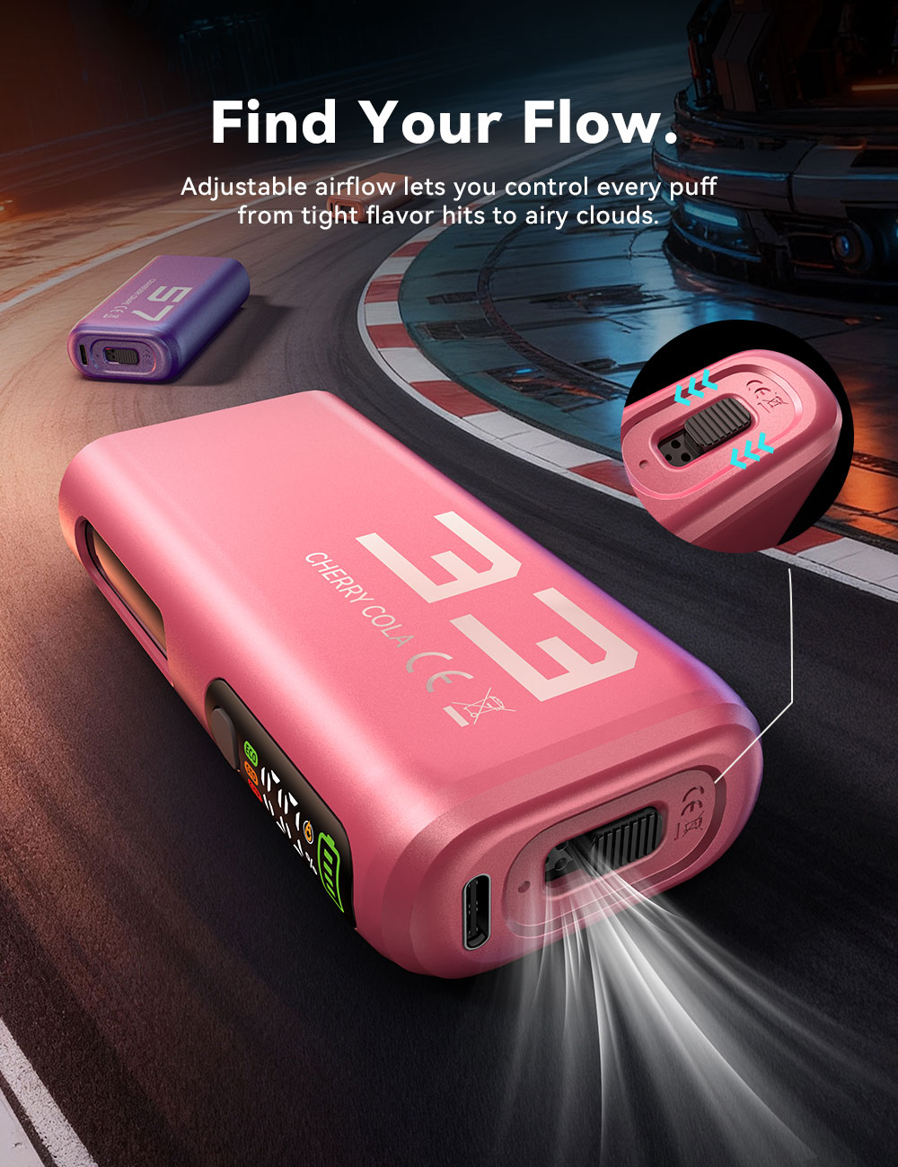 Žena drží VAPEPIE 40000 PRO – kompaktný kovový jednorázový vape