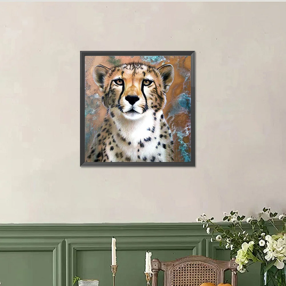 Diamond Painting - Full Round Drill - Leopard(Canvas|40*40cm)