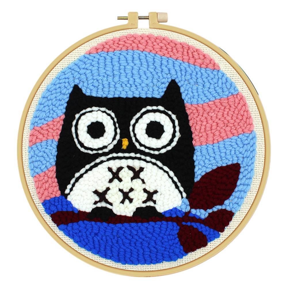 

Cartoon Owl - Poke Embroidery - 21x21cm, 501 Original