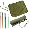 Painting Brushes Canvas Storage Bag Canvas Large Capacity 22 Slots Oil Painting Pen Bag for Oil Brushes Watercolor for Artist