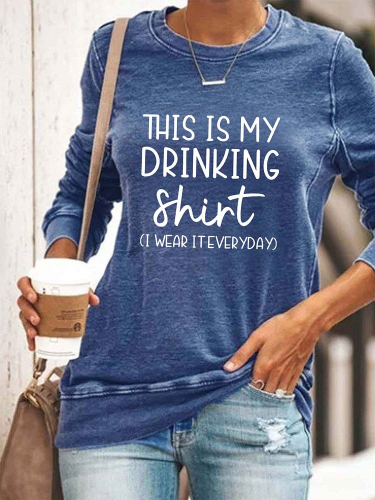 Bestdealfriday This Is My Drinking Shirt Sweatshirt