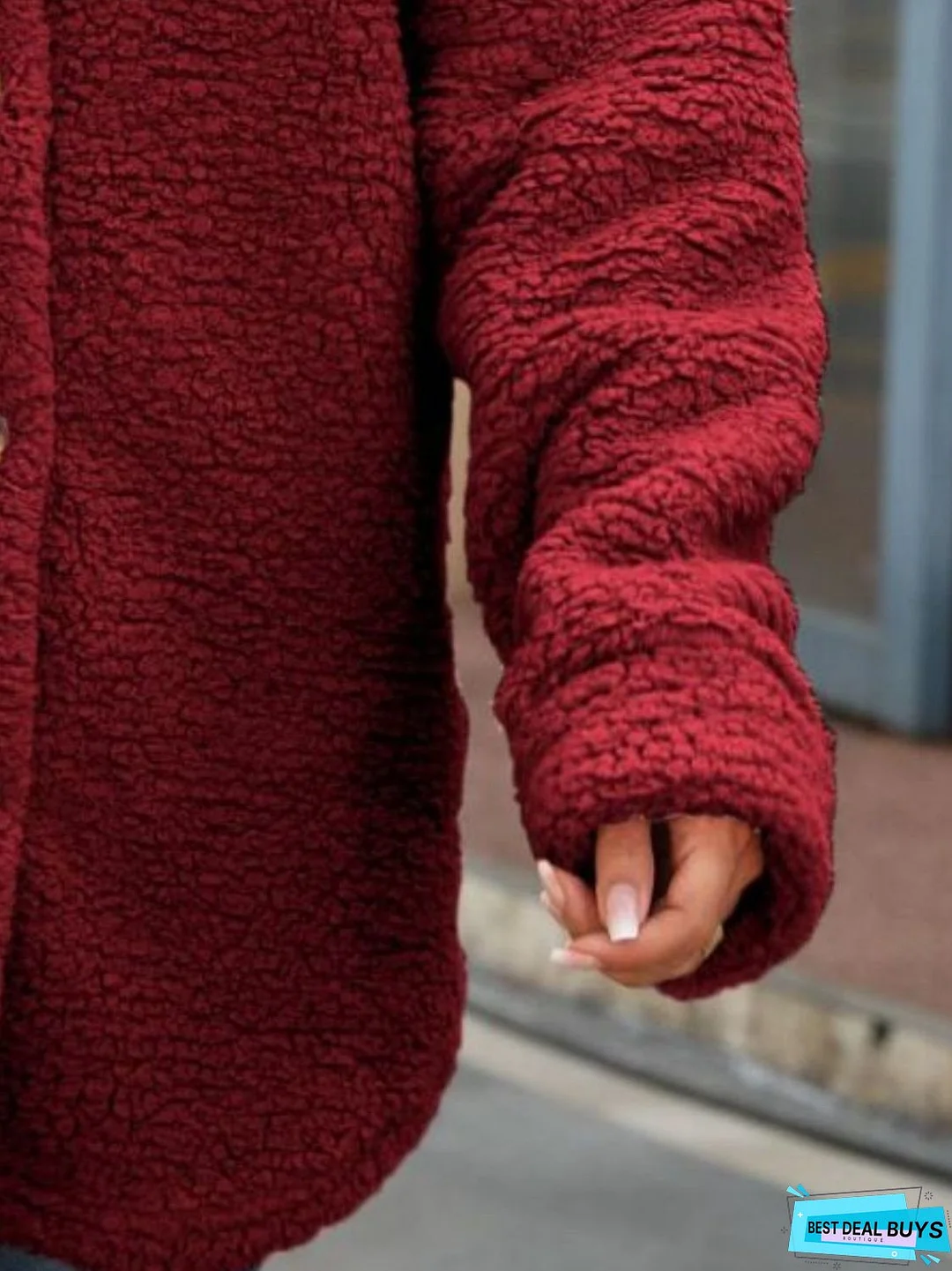 Button Down Collared Coat