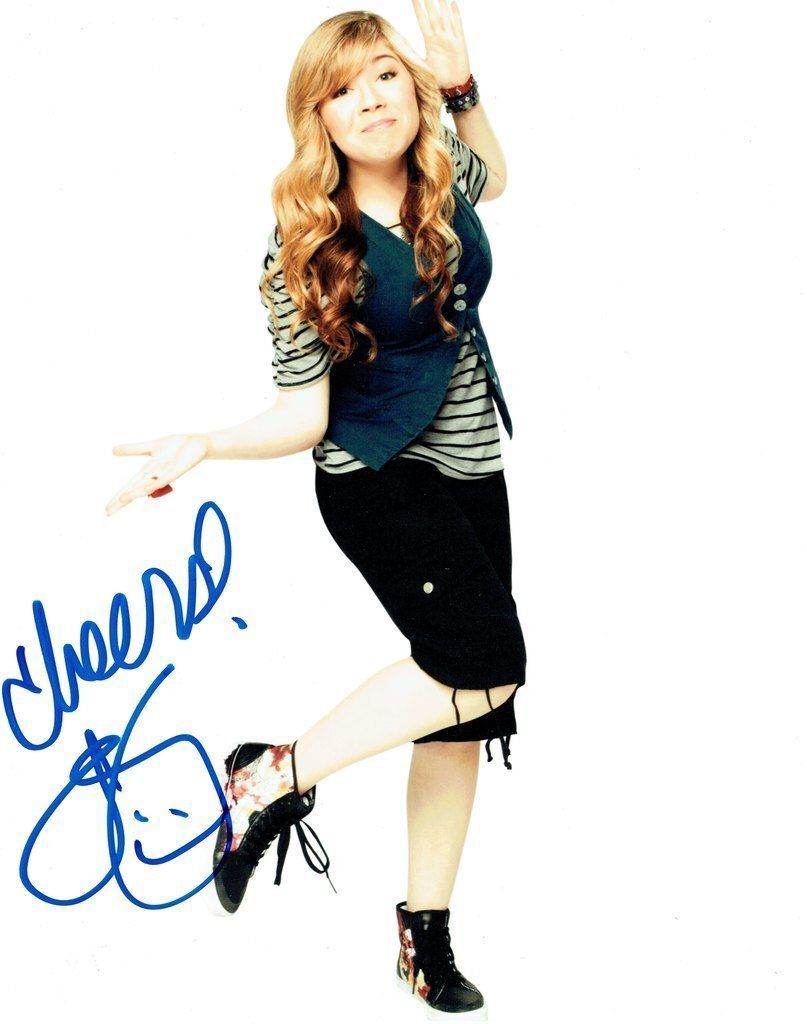 Jennette McCurdy Signed iCarly Authentic Autographed 8x10 Photo Poster painting PSA/DNA #T17776