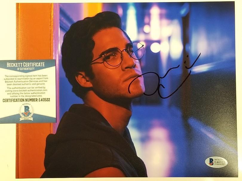 DARREN CRISS Signed 8x10 Photo Poster painting Glee American Crime Story Image7~ Beckett BAS COA