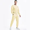 Mens 2 Piece Jacquard Sweatsuit Outfits Hoodie Sweatshirt & Joggers Sweatpants Set Tracksuit