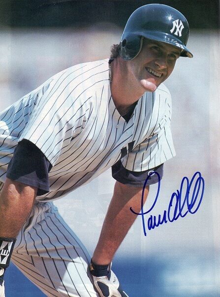 *PAUL O'NEILL*SIGNED*AUTOGRAPHED*NEW YORK*YANKEES*PICTURE*COA*BASEBALL*