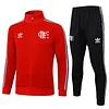 25/26 Flamengo Red long zipper  Training Jacket Set