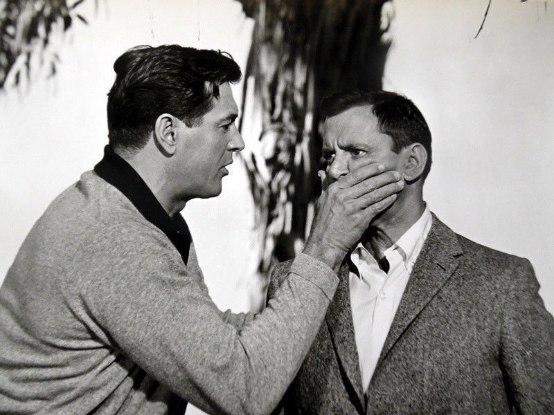 ROCK HUDSON TONY RANDALL 8x10 Film Publicity Photo Poster painting Send Me NO FLOWERS 1964 ws48