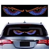 2Pcs LED Car Evil Eyes Warning Lamp USB Car Decoration Devil Eye Light for Truck