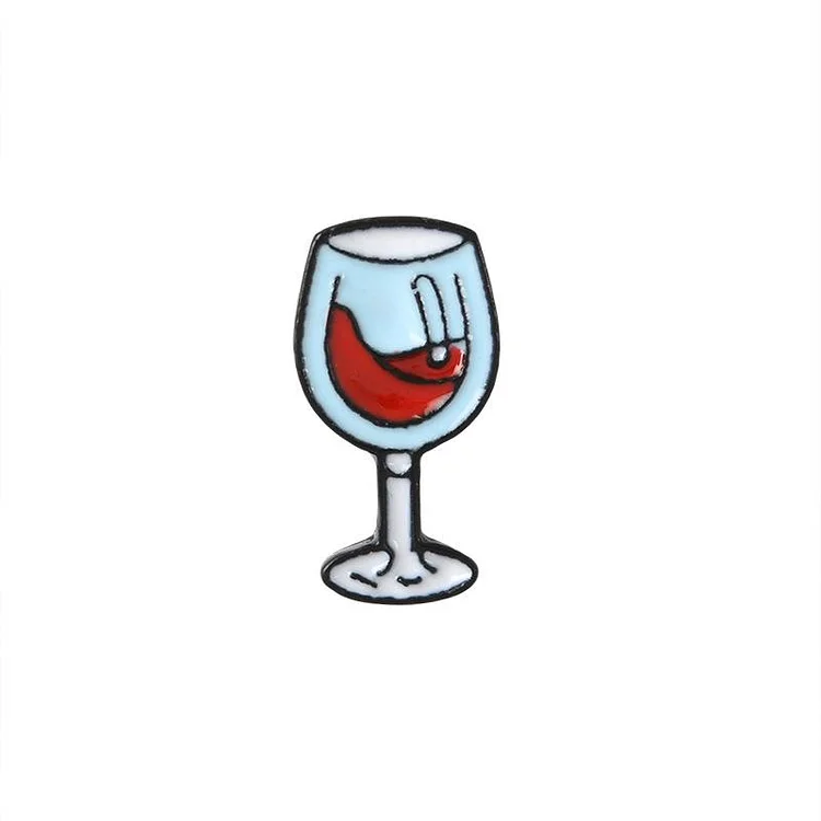 Red Wine Glass Pins