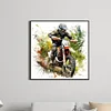 Motorcycle Boy Round Diamond Diamond Painting 30*30cm