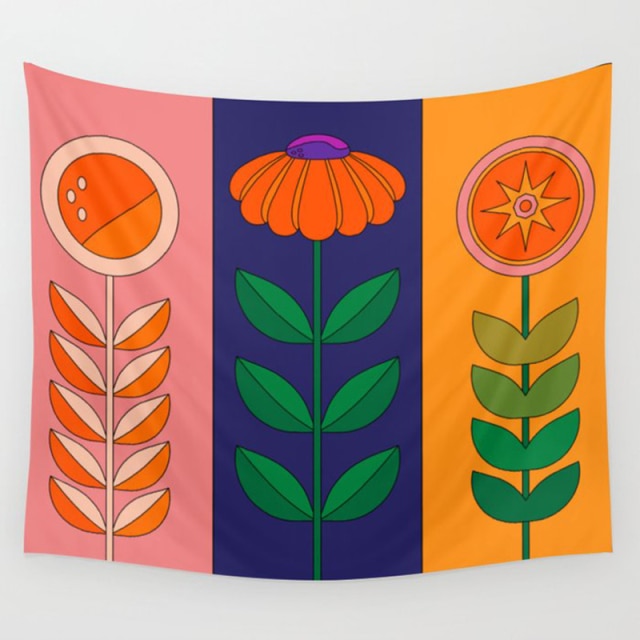 

Wall Tapestry - Flower-150*130cm, 501 Original
