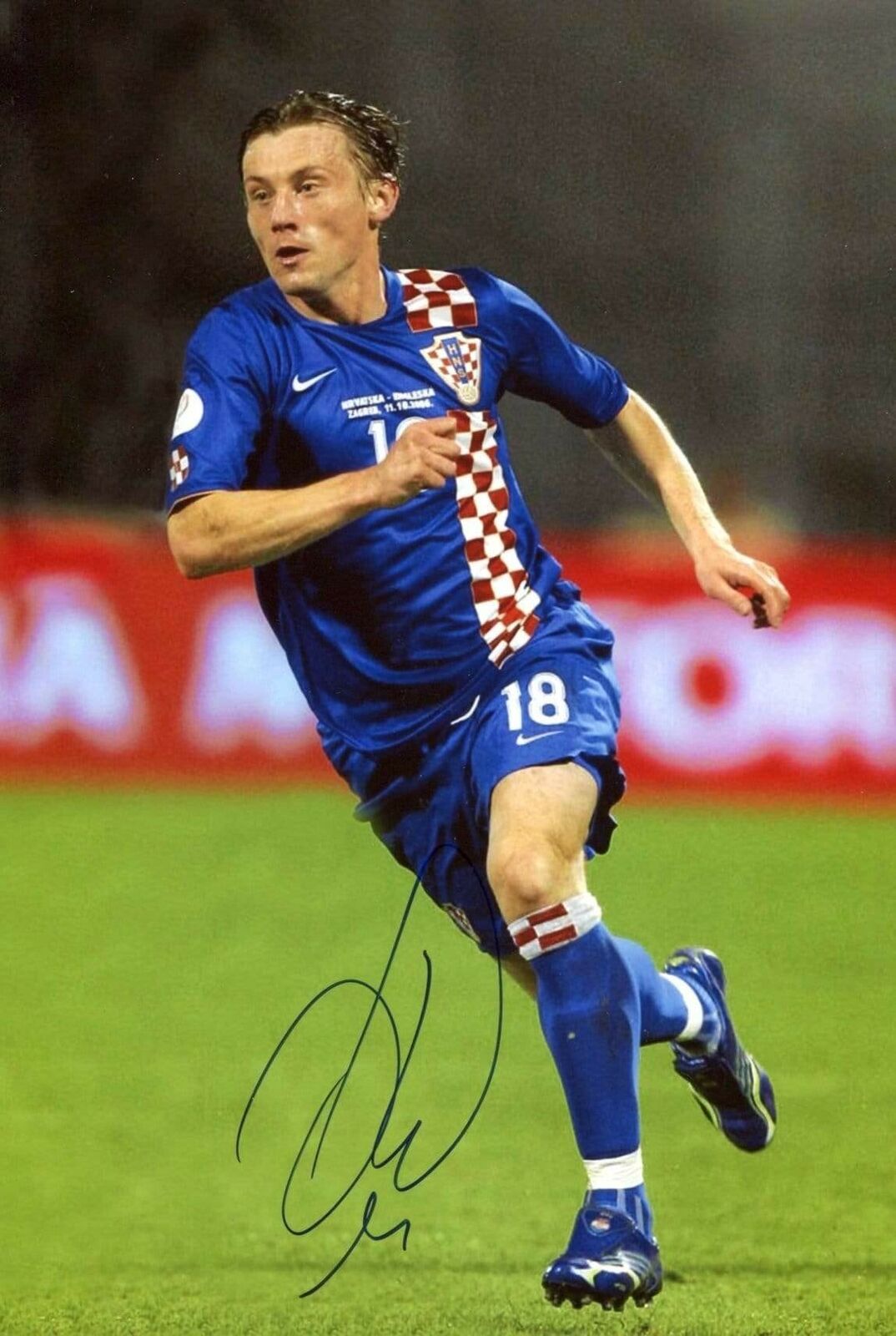 SOCCER Ivica Oli? NATIONAL TEAM CROATIA autograph, In-Person signed Photo Poster painting