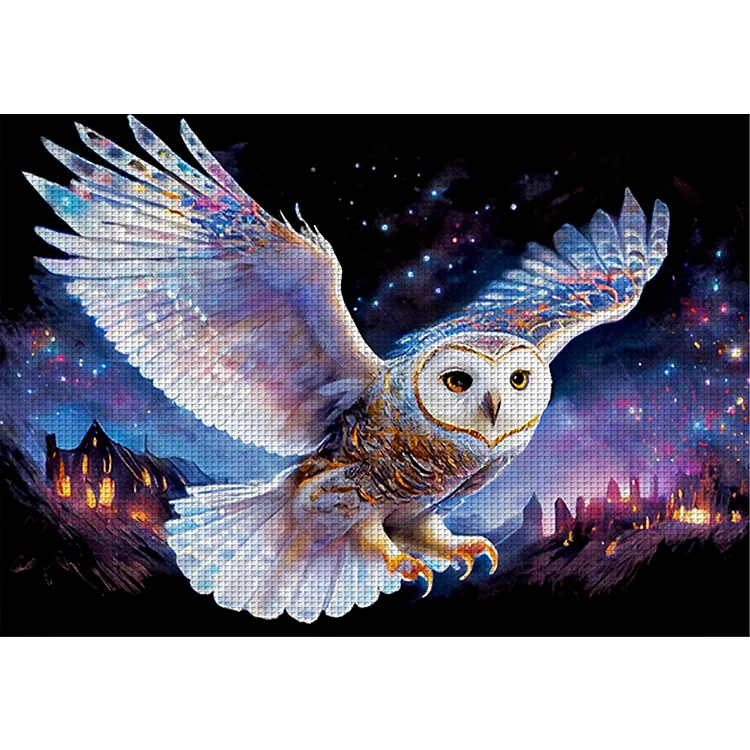 【Yishu Brand】Harry Potter Owl 11CT Stamped Cross Stitch 60*45CM
