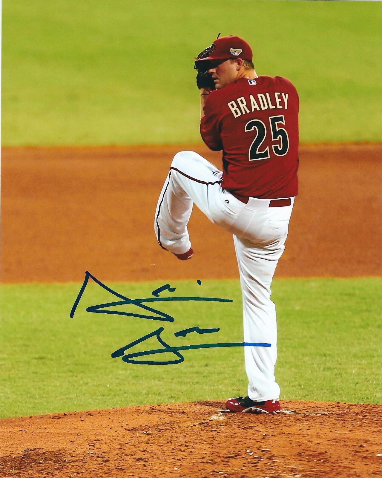 Signed 8x10 ARCHIE BRADLEY Arizona Diamondbacks Autographed Photo Poster painting - COA