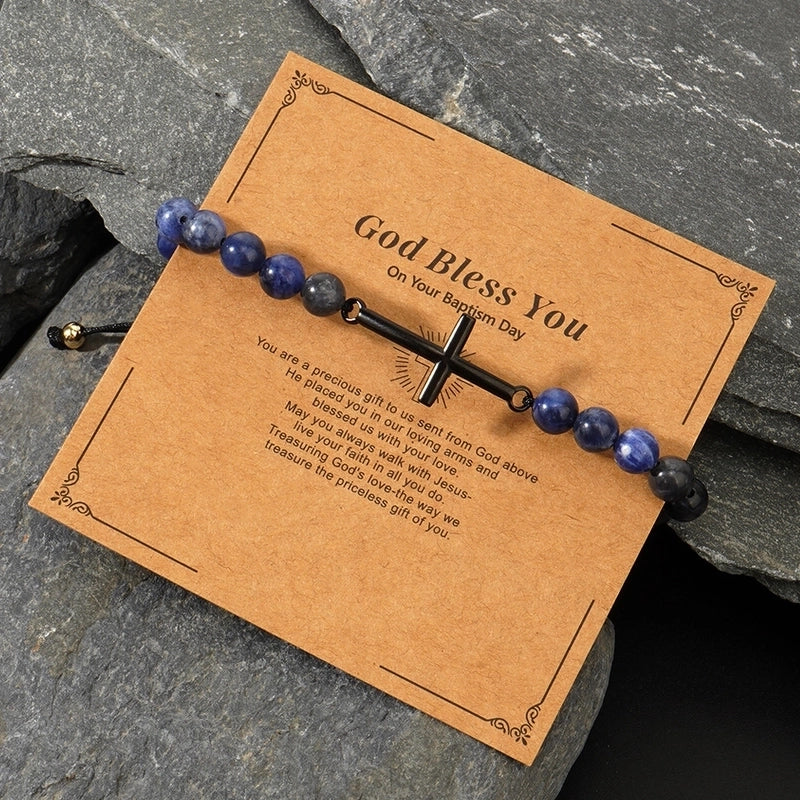 Bohemian Geometric Natural Stone Handmade Men’s Bracelets