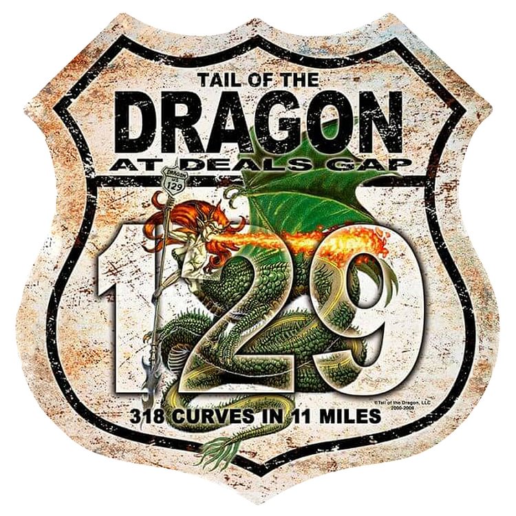 Longwei Road - - Shield Vintage Tin Signs/Wooden Signs - 11.8x11.8in