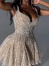 Sequin Prom Mini Dress