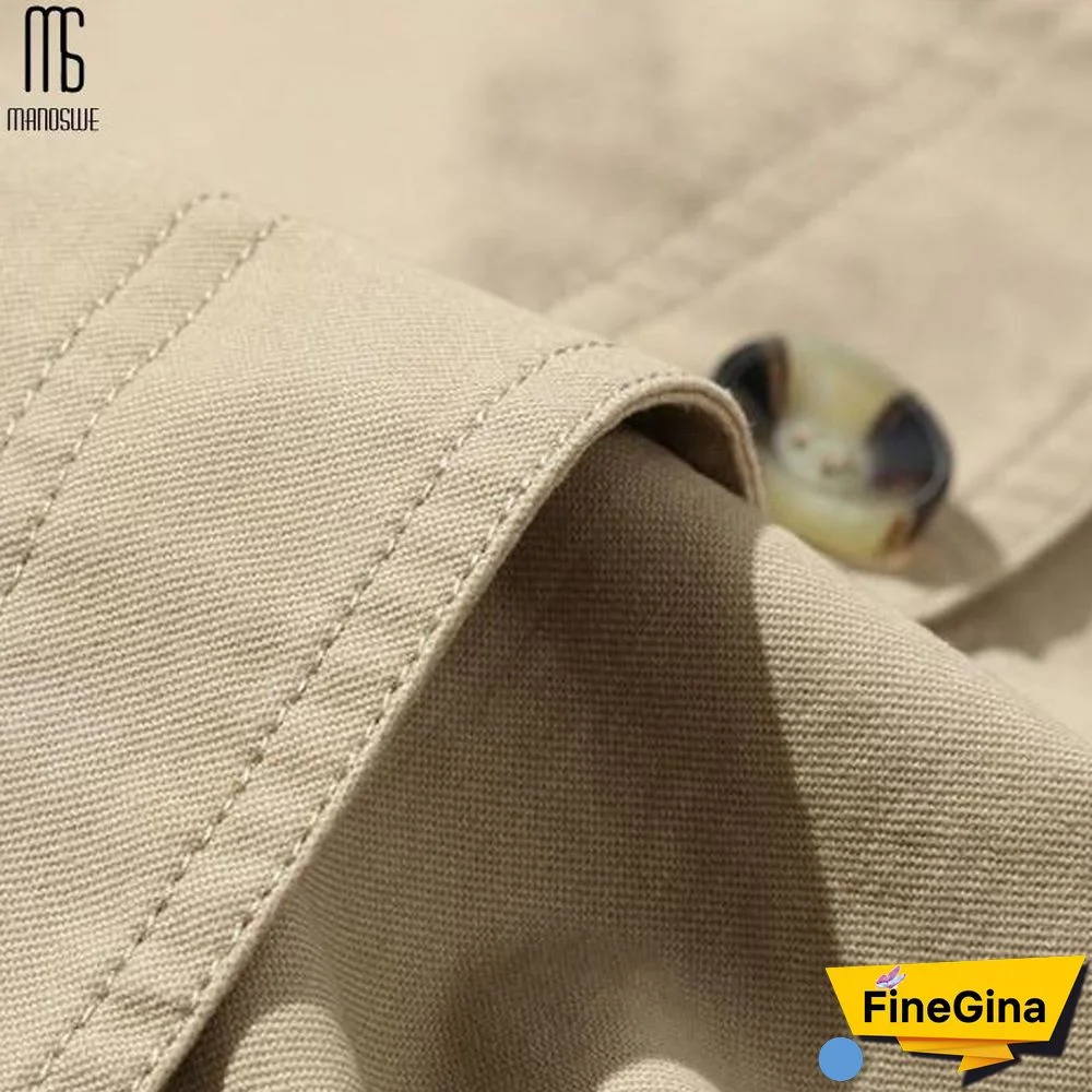 Long Leather Trench Coat Men New Men's Spring Casual Jacket Windbreaker Outerwear High Quality Fashion Long Coat