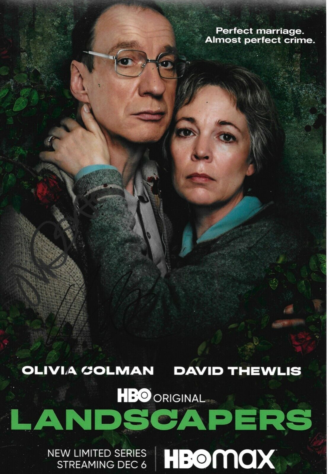 Olivia Colman/Will Sharpe Signed Landscapers 12x8 Photo Poster painting AFTAL