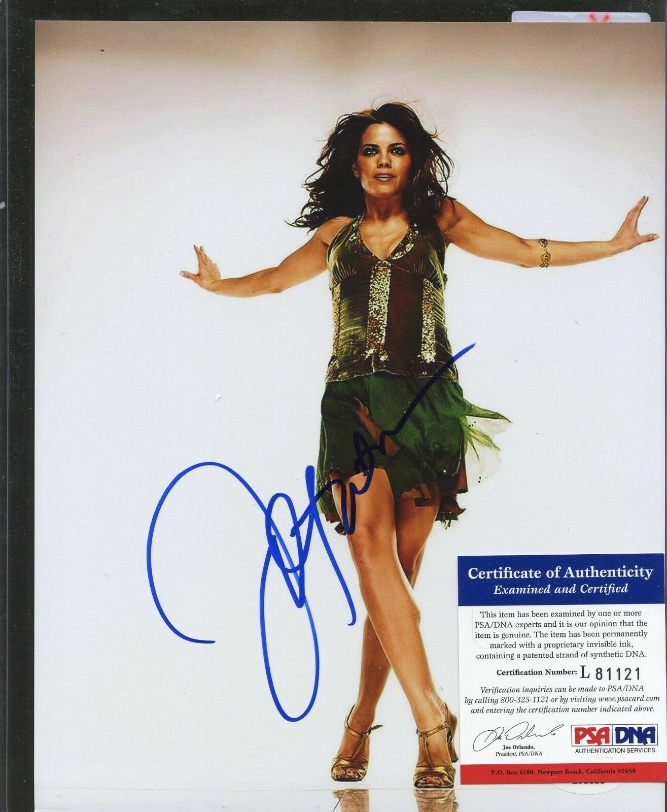 Jenna Dewan as Nora Clark signed Step Up 8x10 autographed Photo Poster painting PSA COA