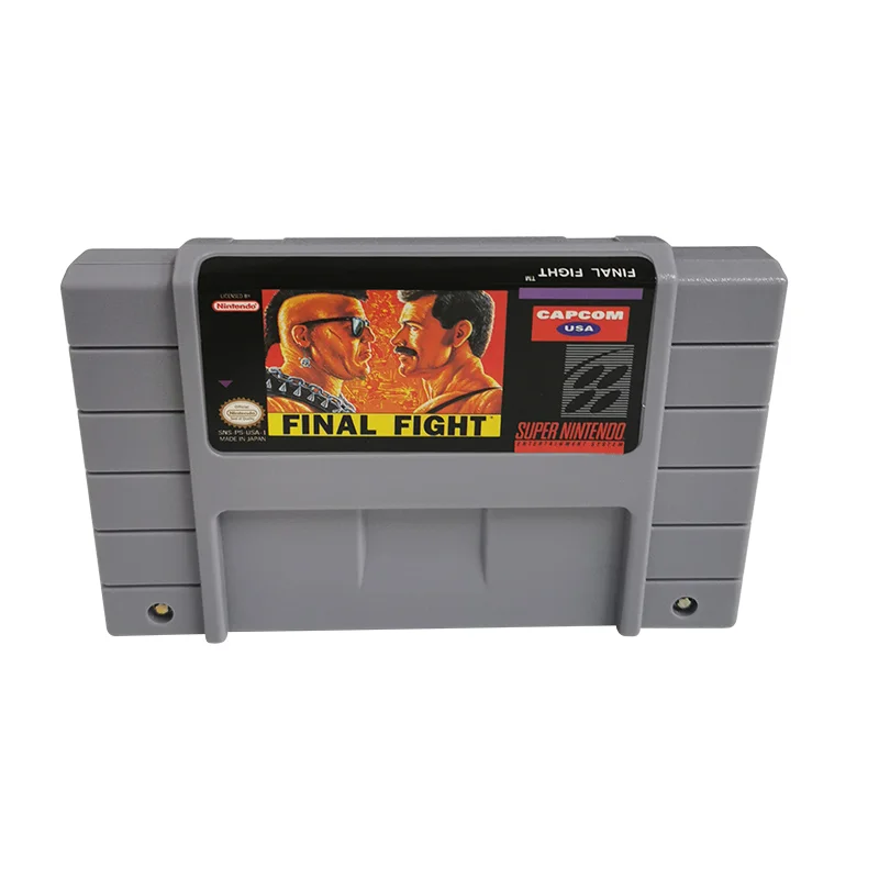 FINAL FIGHT 1 SNES For Super Nintendo SNES - 16 Bit US Version Game Cartridge