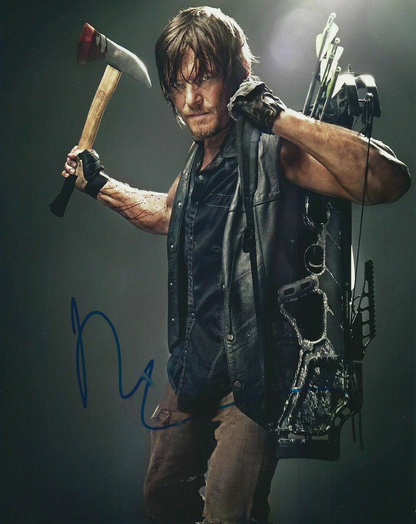 Norman Reedus - The Walking Dead Autograph Signed Photo Poster painting Print 2