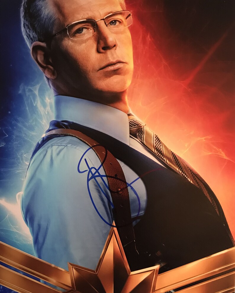 Ben Mendelsohn Signed Autographed Captain Marvel