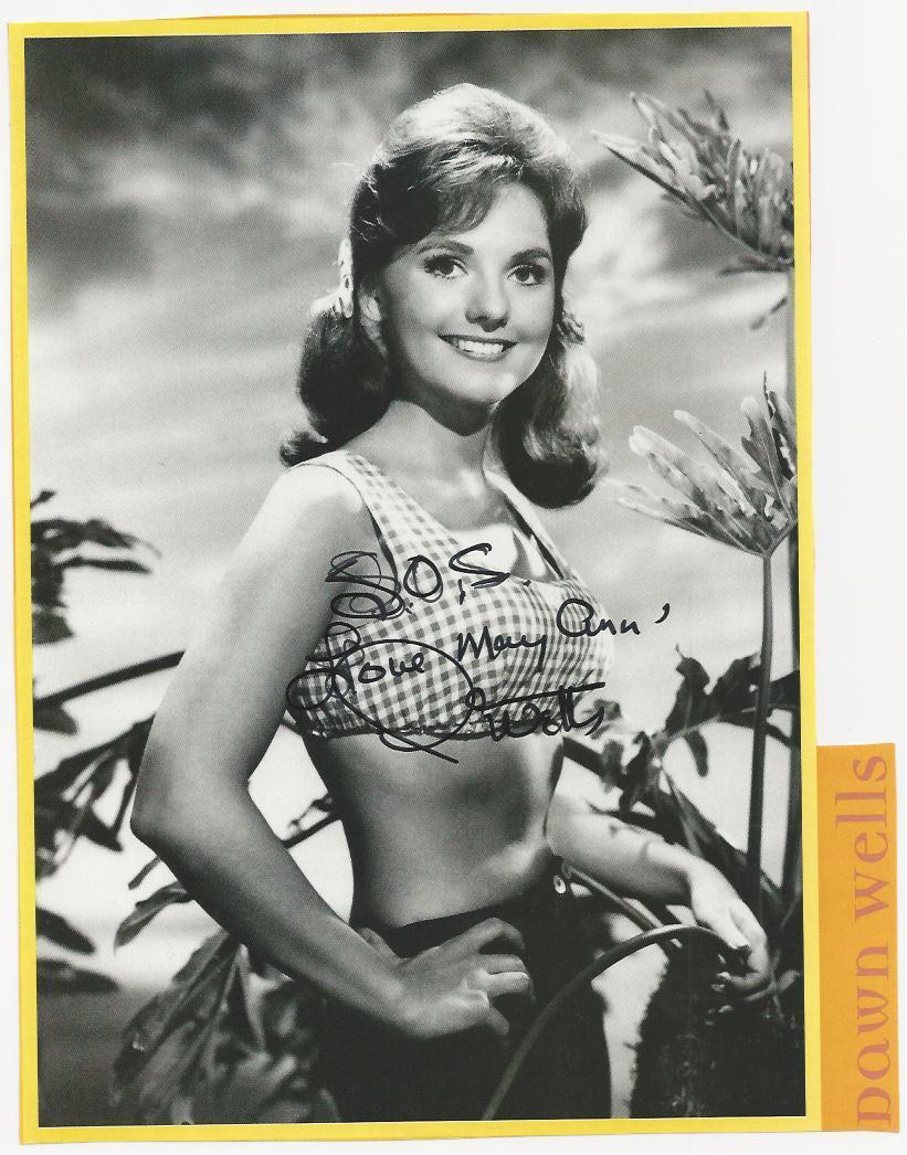 Dawn Wells - Gilligan's Island signed Photo Poster painting